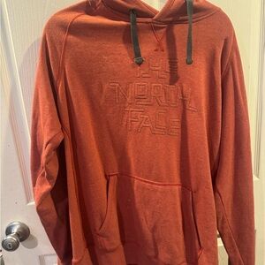 The North Face Red Sweatshirt Comfortable Casual Hoodie